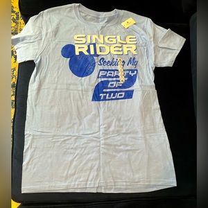 NWT Disney blue Single Rider T-shirt  M
